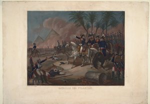 La Bataille des Pyramides, 1800