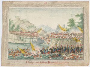 La bataille sur la rivière Kamchik le 15 octobre 1828 - Unbekannt