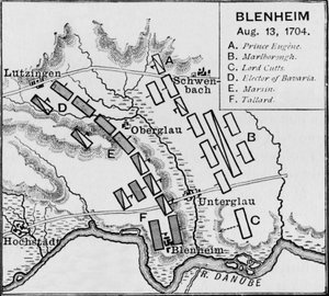 Le champ de bataille de Blenheim, vers 1895 - Unbekannt