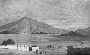 Le champ de bataille de Maiwand, vers 1880 - Unbekannt