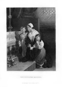 La mère endeuillée, 1872 - Unbekannt