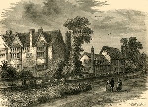 La maison noire et blanche, 1800, vers 1876 - Unbekannt