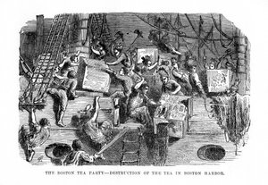 La Boston Tea Party, 16 décembre 1773 - Unbekannt