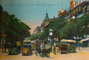 Le Boulevard des Italiens, Paris, vers 1920 - Unbekannt