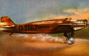 Le Junkers W 33 de Brême quitte l