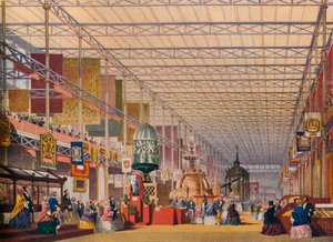 La nef britannique à la Grande Exposition de 1851, Le Crystal Palace, vers 1854