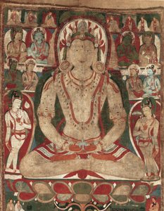 Le Bouddha Amitayus Assisté de Bodhisattvas - Unbekannt