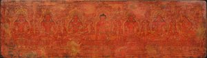 Le Bouddha Shakyamuni, les cinq Bouddhas passés et Maitreya, vers le 15e siècle - Unbekannt