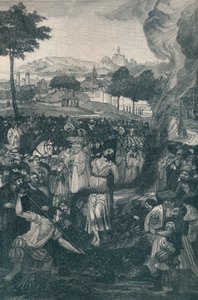 Le bûcher de John Huss par le Conseil de Constance, 6 juillet 1415, 1907 - Unbekannt