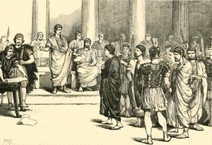 Les conspirateurs catilinaires devant le Sénat, 1890