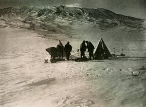 Le Camp à 7000 pieds du Mont Erebus