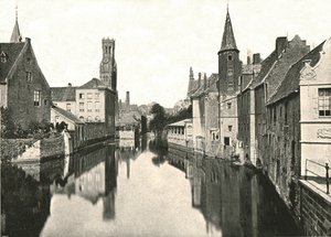 Le Canal, Bruges, Belgique, 1895 - Unbekannt