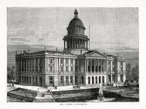 Le Capitole, Sacramento, Californie, États-Unis, 1877 - Unbekannt