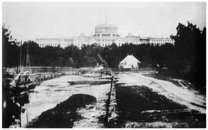 Le Capitole sans son dôme, Washington DC, USA, vers 1858, 1955 - Unbekannt