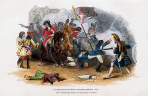 Les Carabiniers à la bataille de Ramillies, 23 mai 1706 - Unbekannt