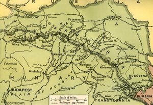Les passes des Carpates, 1919
