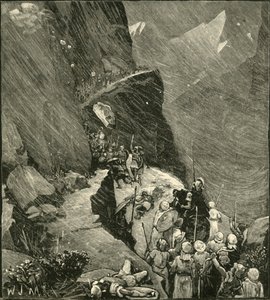 Les Carthaginois traversant les Alpes, 1890