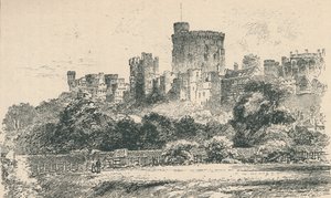 Le Château depuis la rive du Berkshire, 1895 - Unbekannt