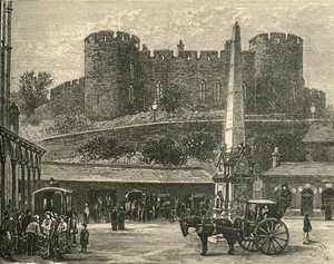 Le Château, depuis la gare, 1898 - Unbekannt