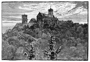 Le château de Wartburg, 1900 - Unbekannt