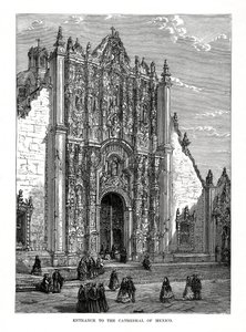 La Cathédrale, Mexico, Mexique, 19ème siècle - Unbekannt