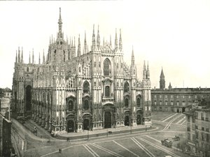 La cathédrale, Milan, Italie, 1895 - Unbekannt