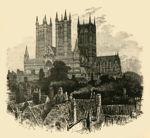 La cathédrale, vue du sud-ouest, 1898 - Unbekannt