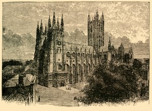 La cathédrale depuis le sud-ouest, 1898