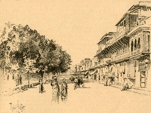 Le Chandni Chowk, Delhi, Inde