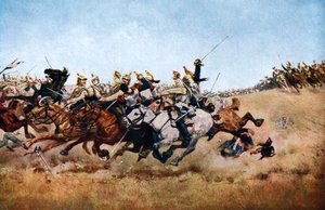 La charge des cuirassiers à Rezonville, 1870, vers 1920 - Unbekannt