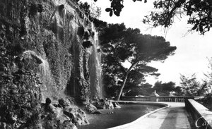 La cascade du château, Nice, sud de la France, début du 20ème siècle - Unbekannt