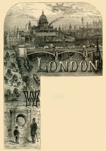 La ville de Londres, vers 1872 - Unbekannt