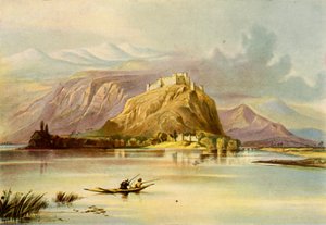 La Ville de Srinagar au Cachemire et le Fort Hurri Purbut, années 1840, 1901 - Unbekannt