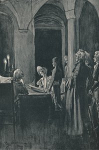 Le mariage civil de Napoléon et Joséphine, 9 mars 1796, 1896 - Unbekannt