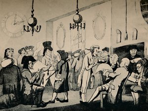 La Salle de Café chez Lloyds, 1798, 1928