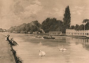 Les barges du collège à Oxford, 1902 - Unbekannt
