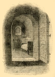La cellule des condamnés à Newgate, vers 1872 - Unbekannt