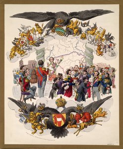 Caricature du Congrès de Vienne, 1815
