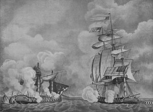La Constitution et la Guerrière, vers 1813 - Unbekannt