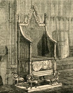 La chaise du couronnement, 1881