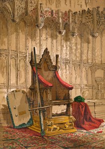 Le fauteuil de couronnement, vers 1845, 1864