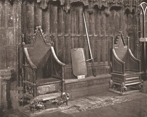 Le fauteuil de couronnement à l