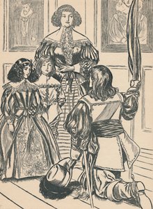 La Comtesse reçoit les bannières, vers 1907 - Unbekannt