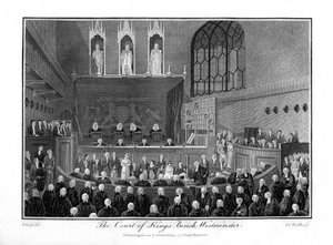 La Cour du Banc des Rois, Westminster, Londres, 1804 - Unbekannt