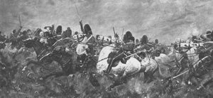 La guerre de Crimée, 1854-56 : Le ralliement des Scots Greys...à Balaclava, 1901 - Unbekannt