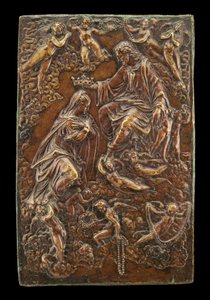 Le Couronnement de la Vierge, seconde moitié du 16ème siècle - Unbekannt