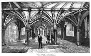 La Crypte, Guildhall, Londres, 1886