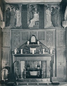 La frise de Cupidon et Psyché au No. I Palace Green North Wall, vers 1898 - Unbekannt