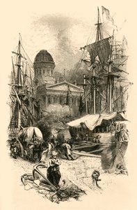 La Douane, Liverpool, milieu du 19e siècle - Unbekannt