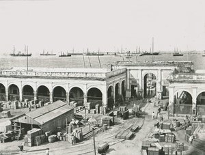 La douane, Veracruz, Mexique, 1895 - Unbekannt